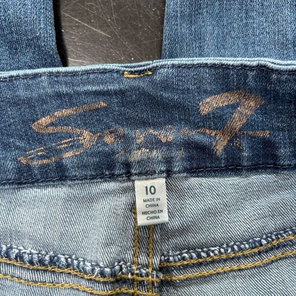 Seven7 Highrise Tummyless Skinny jeans woman’s size‎ 10 - Picture 2 of 9